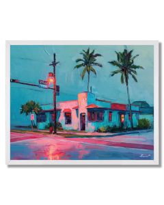 STONE MIAMI NOTE - FRAMED