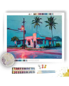 STONE MIAMI NOTE - Paint by Numbers Full Kit