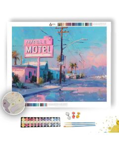 MARBLE MOTEL MOMENT - Paint by Numbers Full Kit