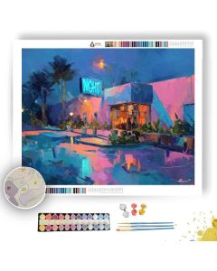 NIGHT RHYTHM TERRACE - Paint by Numbers Full Kit