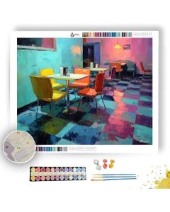 WOOD CHECKER - Paint by Numbers Full Kit