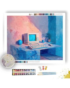 STONE KEYBOARD GLOW - Paint by Numbers Full Kit
