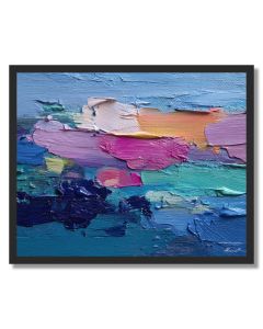 COBALT PAINT - FRAMED