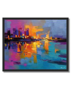 SKYLINE TRACE - FRAMED
