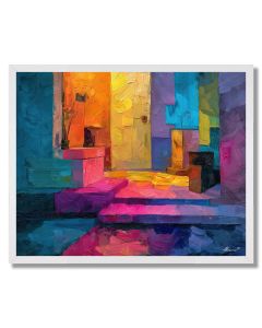 MARBLE BLOCK THRESHOLD - FRAMED