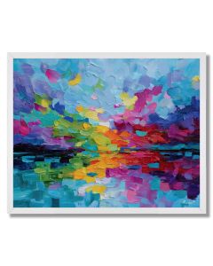 COBALT FIELD - FRAMED