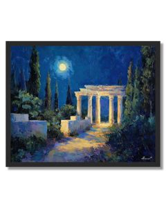 QUIET TEMPLE - FRAMED