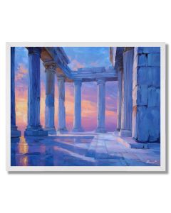 GLASS COLONNADE - FRAMED
