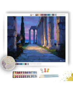 WOOD TORCH PASSAGE - Paint by Numbers Full Kit