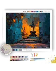 LANTERN SPARK BRASS - Paint by Numbers Full Kit