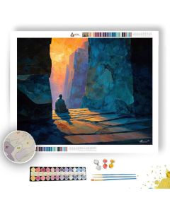 MARBLE WINDOW STONE - Paint by Numbers Full Kit