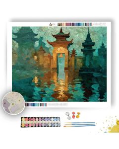 TEMPLE VIEW PAPER - Paint by Numbers Full Kit