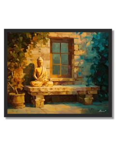 STONE WINDOW - FRAMED