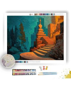 SHADOW TEMPLE THRESHOLD - Paint by Numbers Full Kit