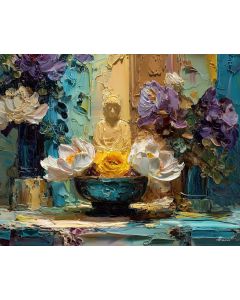 FLOWER HALO SILK
