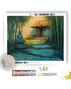 STONE MEDITATION PATH - Paint by Numbers Full Kit