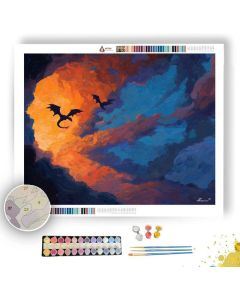 FLIGHT WATERLINE SKY - Paint by Numbers Full Kit