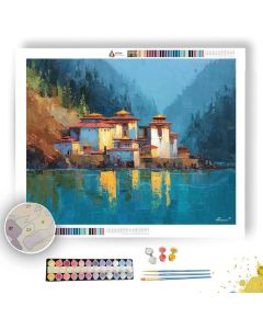 RIVER TEMPLE HUSH - Paint by Numbers Full Kit