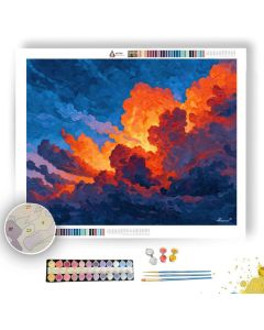 CLOUD STORM NOTE - Paint by Numbers Full Kit