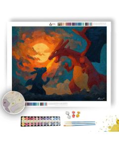 TERRACE CHARGE - Paint by Numbers Full Kit