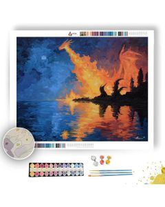 WATER WATERLINE WOOD - Paint by Numbers Full Kit