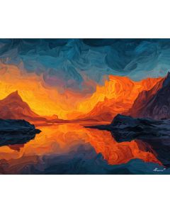 MOUNTAIN WATERLINE MARBLE