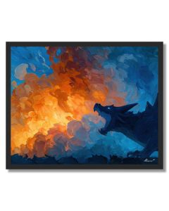 COBALT THUNDER - FRAMED
