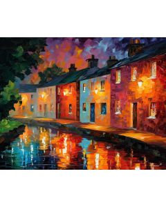 STREET GLOWING EVENING