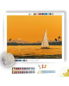 NILE EVENING - Paint by Numbers Full Kit