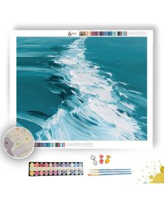 TURQUOISE WAKE - Paint by Numbers Full Kit
