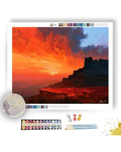 CANYON RIM - Paint by Numbers Full Kit