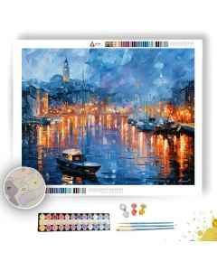 EMBERGLASS HARBOR - Paint by Numbers Full Kit