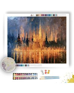 GILDED SPIRES - Paint by Numbers Full Kit