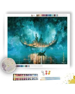TURQUOISE CRADLE - Paint by Numbers Full Kit
