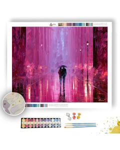 MAGENTA COLUMNS - Paint by Numbers Full Kit