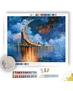CRESCENT CLOUDSTAIR - Paint by Numbers Full Kit
