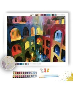 SKYBORN COURTYARDS - Paint by Numbers Full Kit