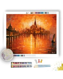ROSEFIRE TEMPLE - Paint by Numbers Full Kit