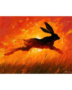 HARES STRETCH ACROSS EVENING