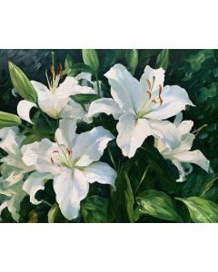 LILIES BREAK INTO SOFTNESS