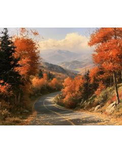 AUTUMN MOUNTAIN ROAD