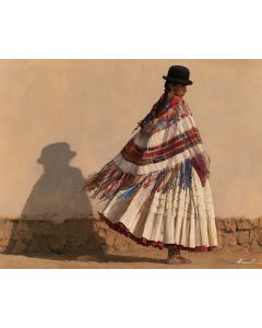CHOLITA POLLERA PORTRAIT