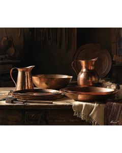 MICHOACAN COPPER ARTISAN TABLE