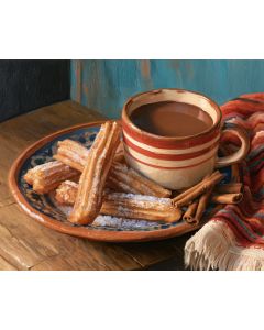 CHURROS AND CHOCOLATE