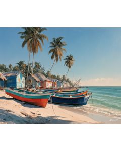 CARIBBEAN FISHING VILLAGE