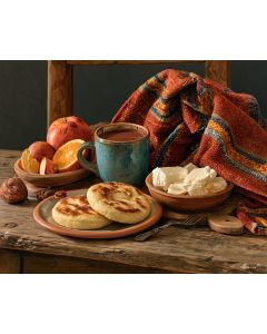 AREPAS AND CHOCOLATE