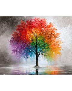RAINBOW TREE BW