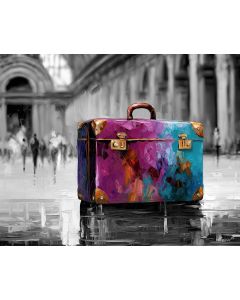 VIOLET SUITCASE BW