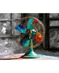 EMERALD UPRIGHT FAN BW