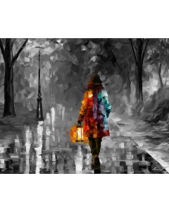 GOLDEN LANTERN WALKER BW